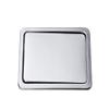 Concealed Stainless Steel Kitchen Trash Can Lid, 23 x 16 cm view 1