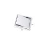 Concealed Stainless Steel Kitchen Trash Can Lid, 23 x 16 cm view 2