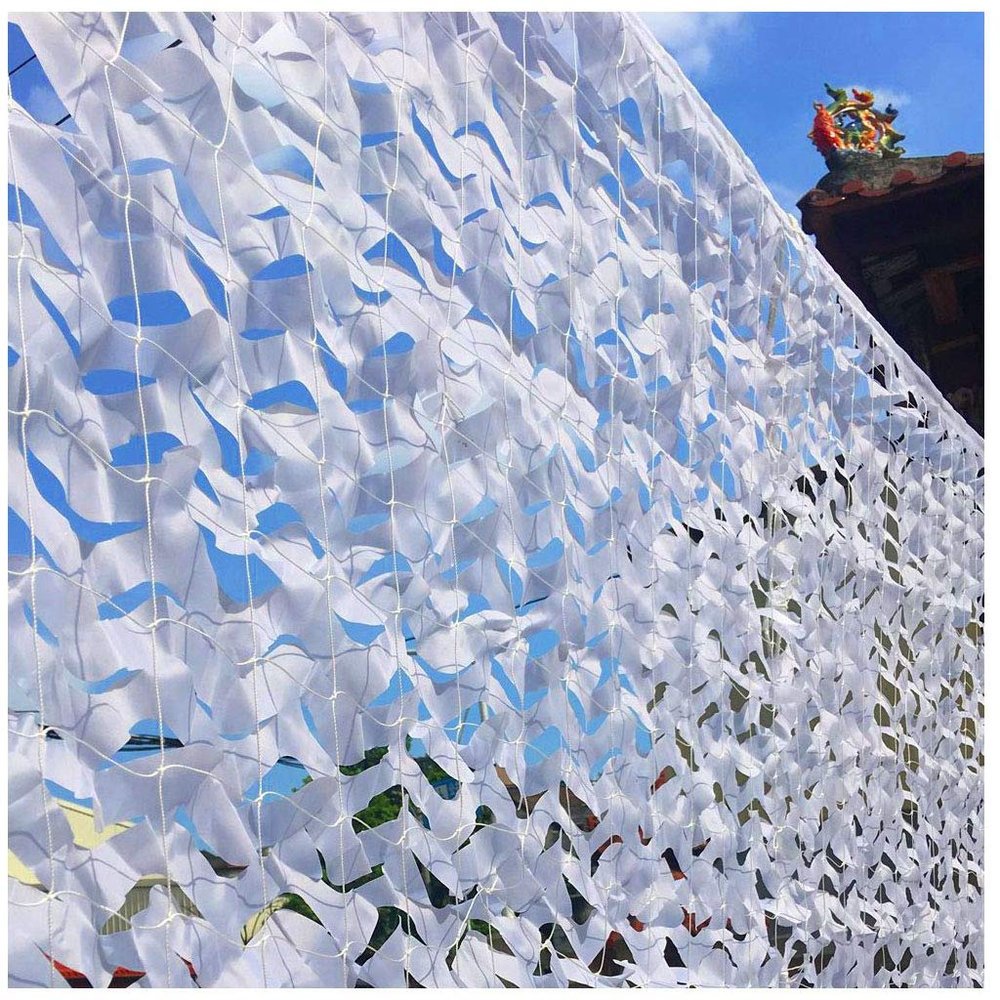 bandezid Hunting Camouflage Net for Decoration and Sun Protection, 3 x 8 m (10 x 26 ft)