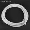 Sourcing Map 7 mm Soft Silicone Bending Insert Tube for Hard Tubes, 6.6 ft, White view 2