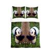 Hearda 2/3-Piece Panda Microfiber Bedding Set with Zipper, 220 x 240 cm view 1