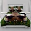 Hearda 2/3-Piece Panda Microfiber Bedding Set with Zipper, 220 x 240 cm view 2