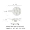 PASIGRO Ceramic Escargot Plates, 6-Hole, 17.2 cm, 2-Pack view 2