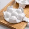 PASIGRO Ceramic Escargot Plates, 6-Hole, 17.2 cm, 2-Pack view 4