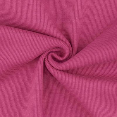 Lightly Ribbed Cuff Fabric, from 25 cm, 28/56 cm (Pink)