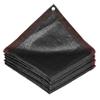 Outdoor Shade Net, Thickened 12-Stitch Weave, UV Protection, with Eyelets and Rope, Black (2 m x 6 m/6.6 ft x 19.7 ft) view 1
