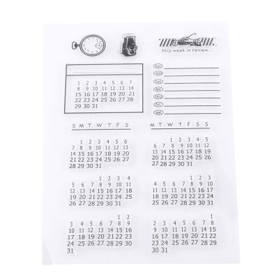 Clear Silicone Stamps for Scrapbooking, Photo Albums and Decorative Calendars