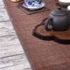 JLCP Natural Bamboo Table Runner, Farmhouse Style, Handmade Vintage Runner with Borders for Kitchen, Coffee, Hotel, Wedding, and Party, 30 x 300 cm (11.8 x 118.1 in) view 3
