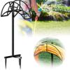 GBHJJ Freestanding Garden Hose Holder – Metal Hose Stand and Organizer for Lawn & Yard view 1
