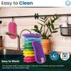 Onutis Set of 10 Microfiber Sponges, Washable Kitchen and Dish Sponges view 3