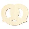Wooden Pretzel V1 – Decorative Crafting, 5–50 cm, Pack of 10, Width: 22 cm view 1