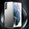 Yidai-Silu Galaxy S21 Magnetic Case, Ultra-Slim Metal Frame with PMMA Back, Silver view 1