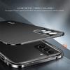 Yidai-Silu Galaxy S21 Magnetic Case, Ultra-Slim Metal Frame with PMMA Back, Silver view 4