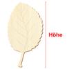 Wooden Apple Leaf V2, 5–50 cm, Pack of 50, 9 cm Height view 3