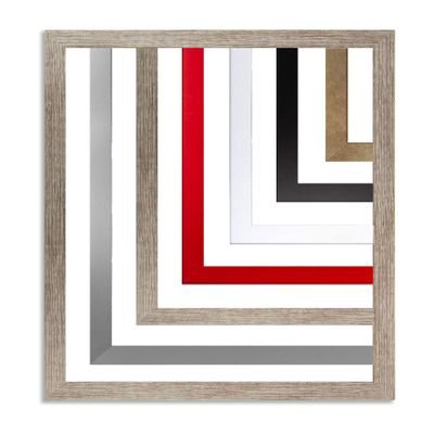 myposterframe Maia Picture Frame 23.5 x 68 cm MDF Beige Vintage with 1 mm Anti-Glare Acrylic Glass