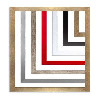 myposterframe Maia Picture Frame 20 x 35 cm, MDF Vintage Gold, with 1 mm Anti-Glare Acrylic Glass