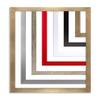 myposterframe Maia Picture Frame 20 x 35 cm, MDF Vintage Gold, with 1 mm Anti-Glare Acrylic Glass view 1