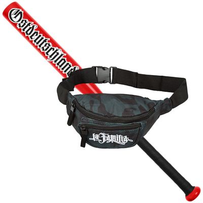 Spa Kostet Red Aluminum Baseball Bat Set with Bag, East Germany, 26 in