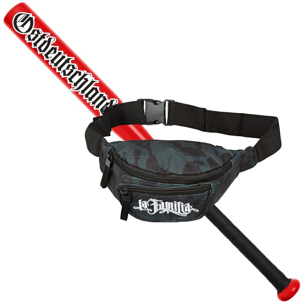 Spa Kostet Red Aluminum Baseball Bat Set with Bag, East Germany, 26 in