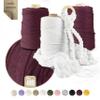 Seiletech.de Macramé Cord, 1,000 m, 5 mm, Purple, 100% Cotton view 2