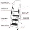 Folding Step Ladder, 4 Steps, Steel with Handrail, Non-Slip Treads, 150 kg Load Capacity view 3