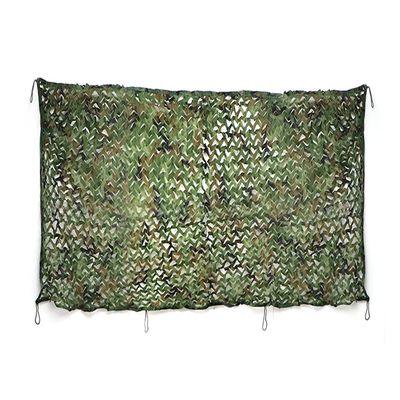 Camouflage Net Sunshade and Privacy Screen, 5 x 5 m (16 x 16 ft)