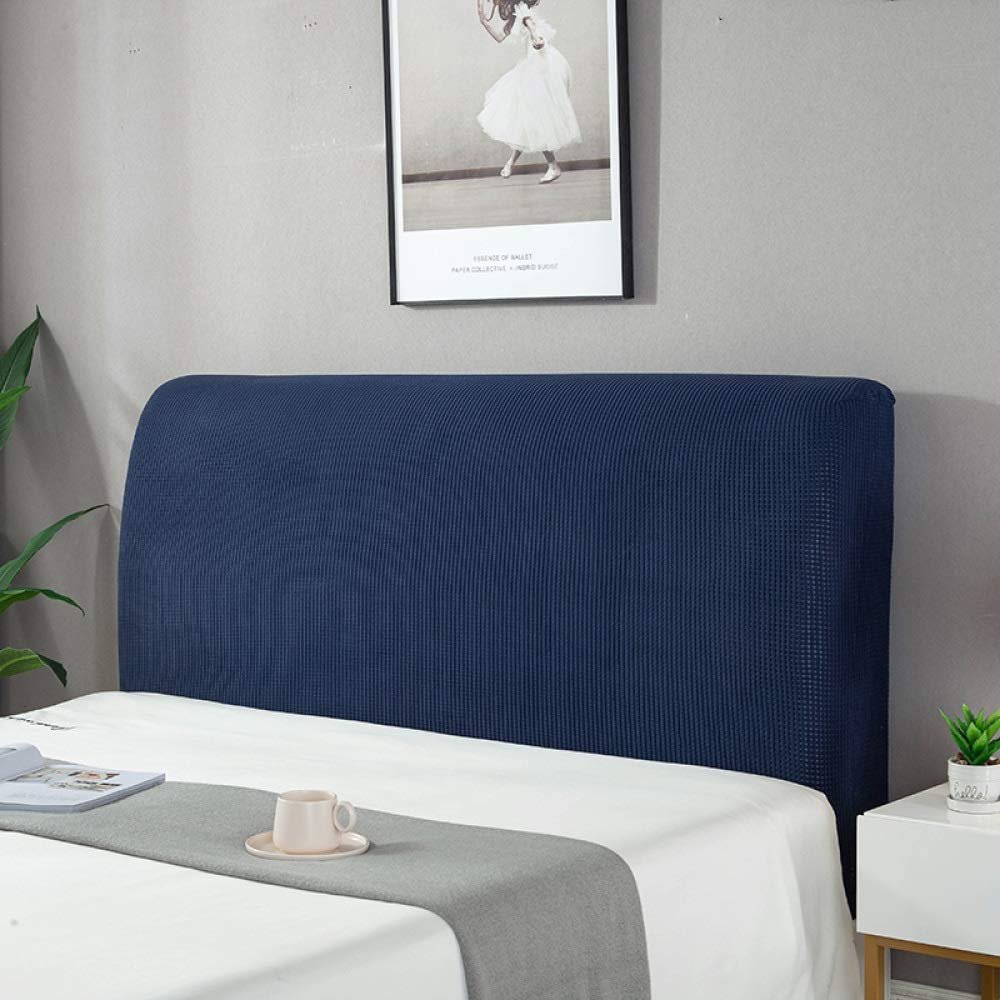 OOFAYWFD Stretchable Black Headboard Cover