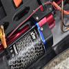GPM Losi 1/10 Lasernut U4 Tenacity LOS03028 Aluminum Motor Mount Plate with Heat Sink Fins, 10-Piece Set, Orange view 3
