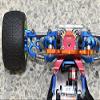 GPM Adjustable Front Steering Tie Rod Set for Losi 1/18 Mini-T 2.0 2WD Stadium Truck, Aluminum + Stainless Steel, 6-Piece, Orange view 2