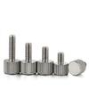 Stainless Steel Knurled Thumb Screws, M2–M6, 5–30 mm view 2