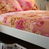 Oduo Microfiber Fitted Sheet for Box Spring Beds, Pink Peonies, 180 x 200 x 25 cm view 4