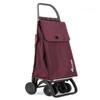 Folding Rolser Akanto MF Shopping Trolley, 4 Wheels (2 Swivel) - Bordeaux view 1