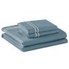 TOYABR 3-Piece Duvet Cover Set, 60% Cotton and 40% TENCEL, 2 Pillowcases + 1 Duvet Cover, Breathable and Lightweight, Light Blue, 135 x 200 cm, 50 x 75 x 1 cm view 1