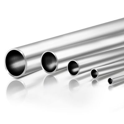 Brushed V2A Stainless Steel Round Tube 12.0 x 1.5 mm, 210 cm