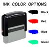 Personalized Self-Inking Stamp, 70 x 25 mm, Up to 5 Lines view 2
