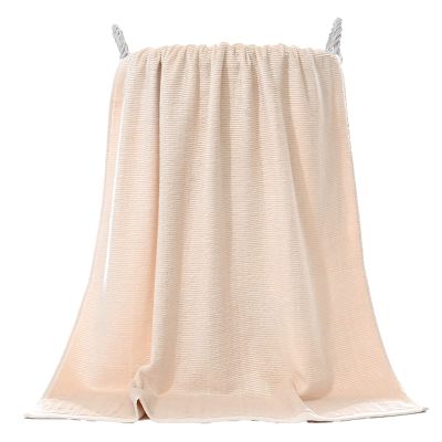 MARMODAY Simplicity Fashion Microfiber Bath Towel for Bathroom, Super Soft, Quick-Drying, Highly Absorbent, 1 Piece, Brown