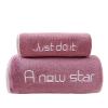 MARMODAY Cotton Bath Towels, Highly Absorbent, Quick-Drying, Super-Soft, Pink, 2-Piece view 1