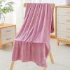 MARMODAY Cotton Bath Towels, Highly Absorbent, Quick-Drying, Super-Soft, Pink, 2-Piece view 3