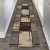 GJIF Modern Moroccan Runner Rug for Hallway, Kitchen, Living Room, or Bedroom, Non-Slip, 60/80/90/100/120 cm Wide view 2
