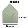 500 Mini Envelopes, Eucalyptus Green, 2.05 x 2.99 in view 3