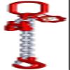 Grade 8 Single-Leg Lifting Chain, 1.0 m, 10 mm, Galvanized, with Shortener view 1