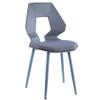 TRISENS Set of 2/4 Design Dining Chairs, Gray/Gray, 4-Piece Set view 2