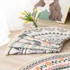 Geling Bohemian Round Cotton Rug with Tassels, Washable, 120 cm/47.2 in view 4