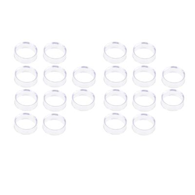 Perfeclan 20-Pack Clear Acrylic Ball Display Stands, Medium 3.2 mm