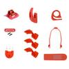 YONGYAO 10-Piece Red/Black/White Scooter Accessory Starter Kit for M365/M187/PRO - Black view 2
