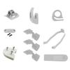 YONGYAO 10-Piece Red/Black/White Scooter Accessory Starter Kit for M365/M187/PRO - Black view 3