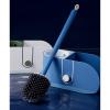 MARMODAY Toilet Plunger and Toilet Brush Combo for Bathroom Cleaning, 1 Set, Drill-Free Wall-Mounted, Blue view 3