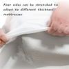 Treer Soft Polyester Fitted Sheet, Ultra-Deep Pocket, 150 x 200 x 30 cm, Car view 4