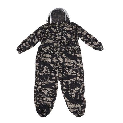 BWLZSP Beekeeping Suit with Veil, One-Piece Protective Outfit, XL