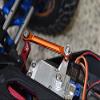 GPM Aluminum Tie Rod and 25T Servo Horn Set for Losi 1:10 Lasernut U4 and Tenacity DB Pro, 5-Piece, Silver view 4